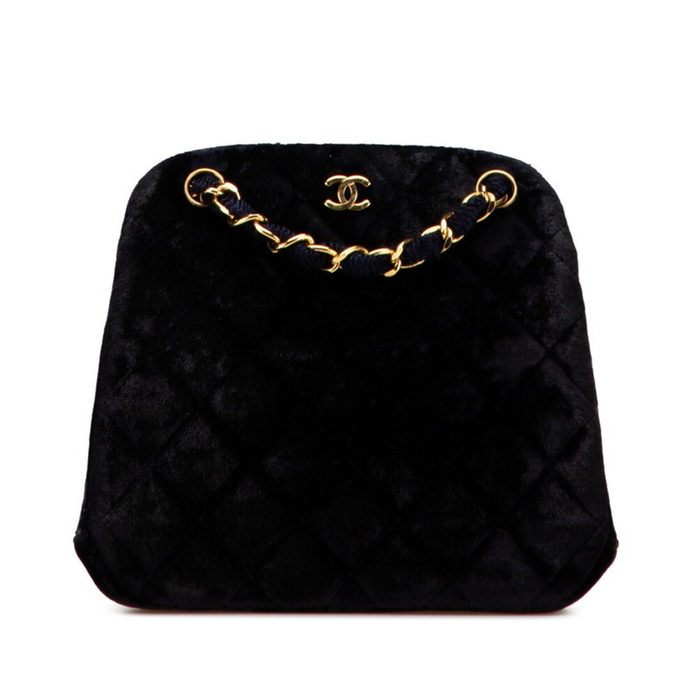 CHANEL Blue Logo Tote Bag